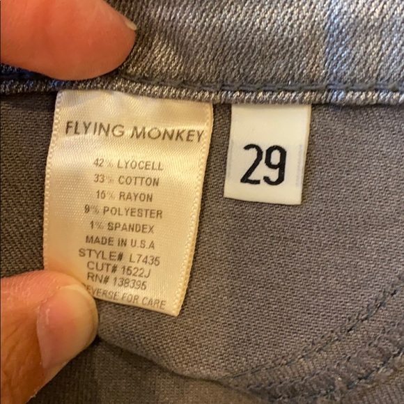 Flying Monkey Silver Jeans - Picture 3 of 4